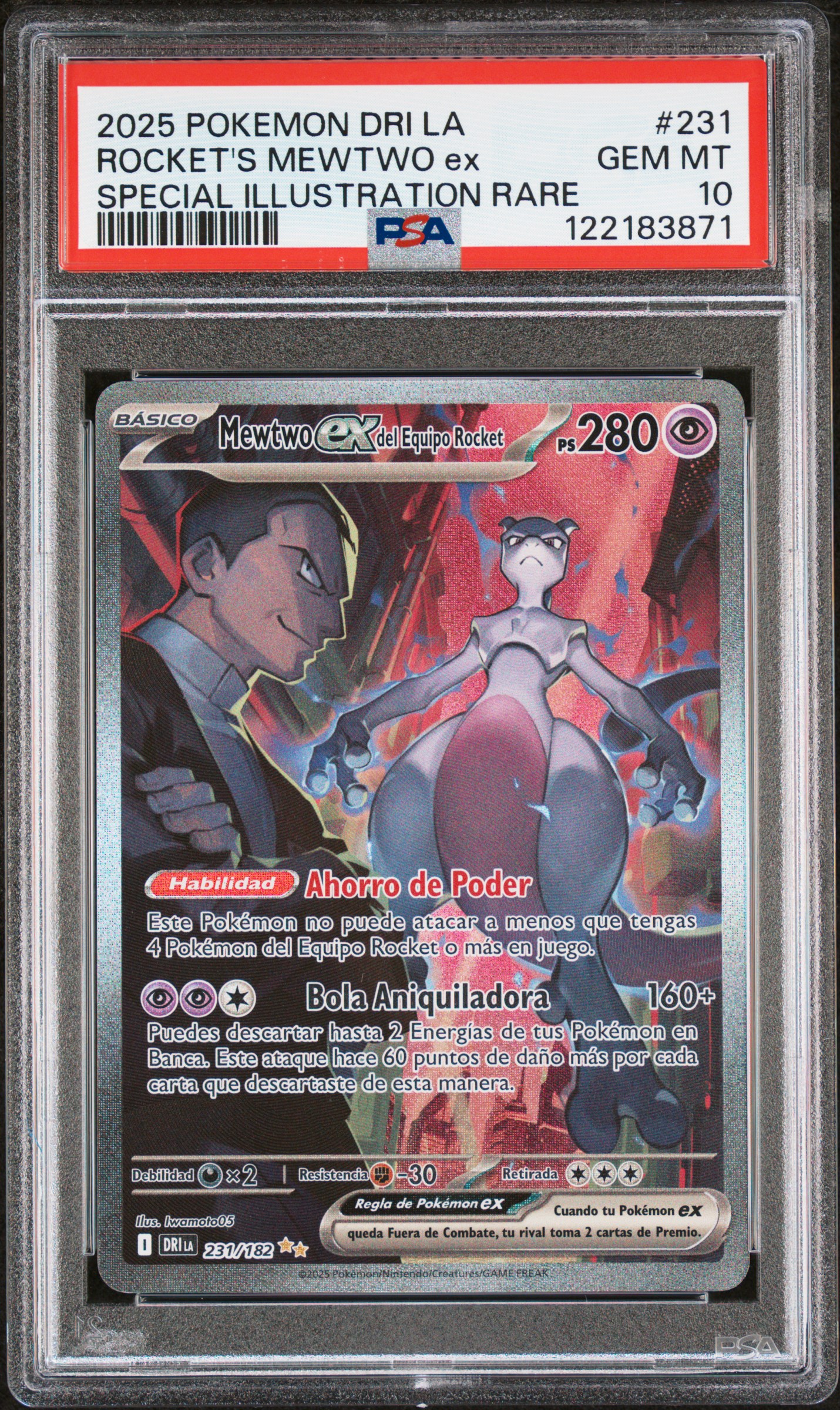 2025 ROCKET'S MEWTWO ex (#122183871)